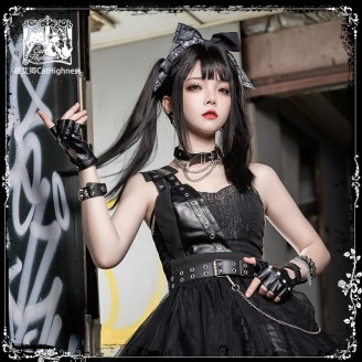 Silent Salvation Gothic Lolita Waist Belt by Cat Highness (CH29)